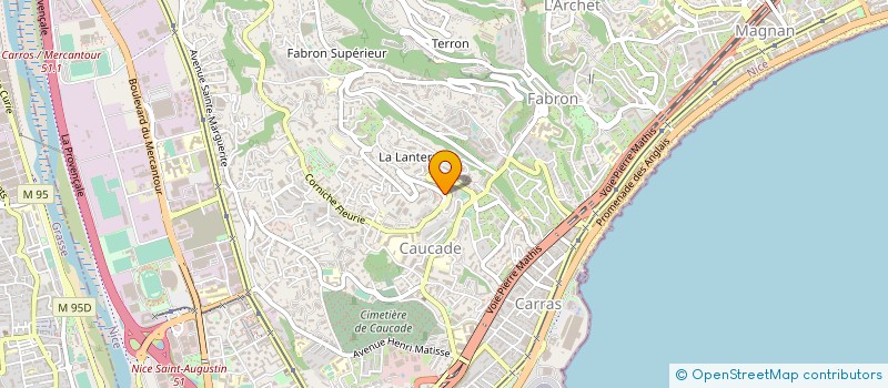 localisation de l'entreprise MONSIEUR JOSEPH CENTA-DAMIANO  NICE