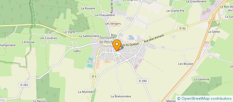 localisation de l'entreprise MONSIEUR JOSEPH CEREUIL à TOUROUVRE AU PERCHE