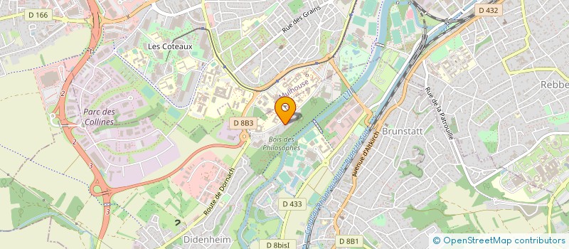 localisation de l'entreprise MONSIEUR JOSEPH CHACHATI  BRUNSTATT-DIDENHEIM