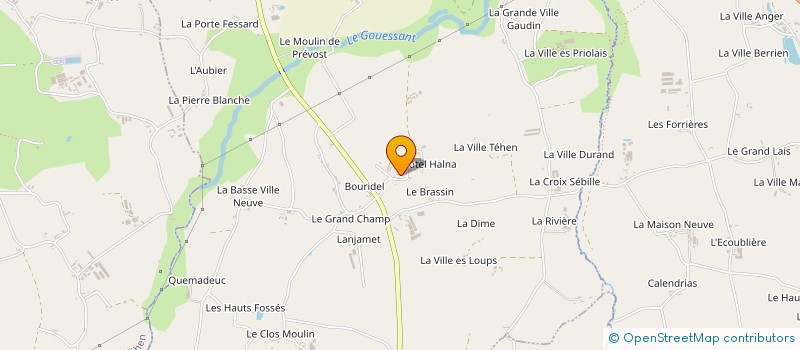 localisation de l'entreprise MONSIEUR JOSEPH CHAPELAIN  LAMBALLE-ARMOR