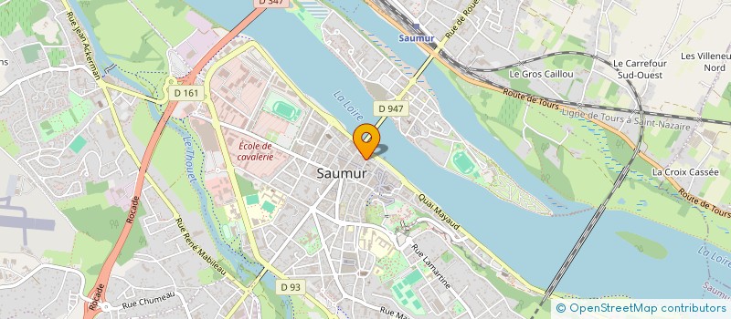 localisation de l'entreprise MONSIEUR JOSEPH CHIRA à SAUMUR