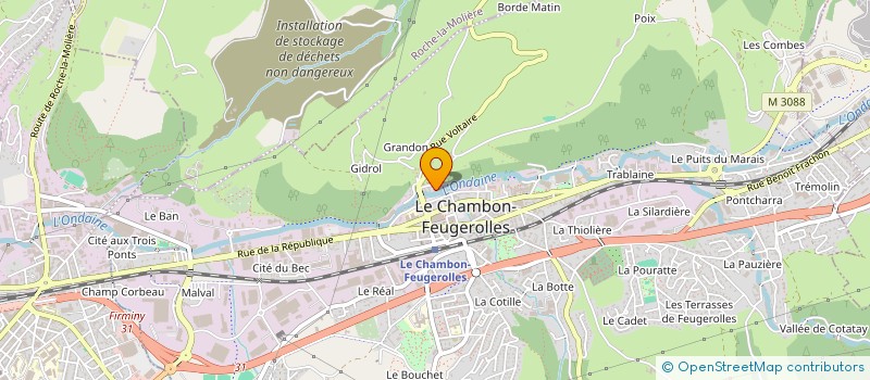 localisation de l'entreprise MONSIEUR JOSEPH CHOL  LE CHAMBON-FEUGEROLLES