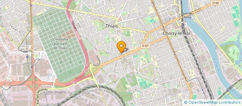 localisation de l'entreprise MONSIEUR JOSEPH CILENG  THIAIS