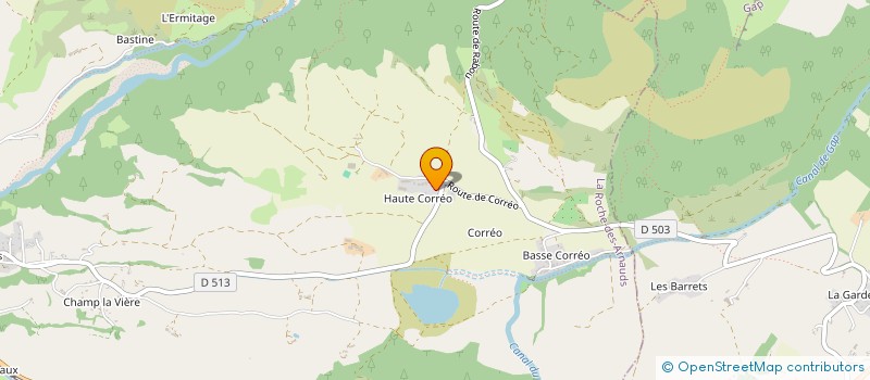 localisation de l'entreprise MONSIEUR JOSEPH CLAUSIER  LA ROCHE-DES-ARNAUDS