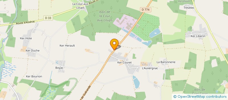 localisation de l'entreprise MONSIEUR JOSEPH CLAVIER à HERBIGNAC