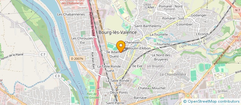 localisation de l'entreprise MONSIEUR JOSEPH CLEMENSON  BOURG-LES-VALENCE