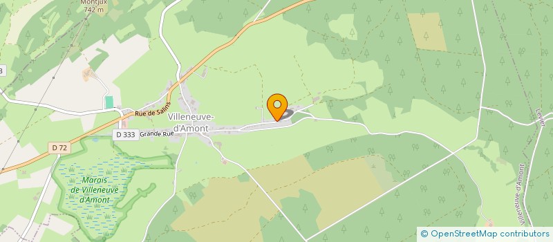 localisation de l'entreprise MONSIEUR JOSEPH CLEMENT  VILLENEUVE-D'AMONT