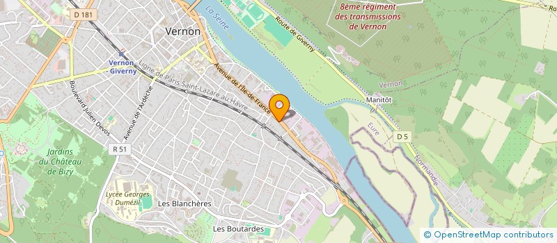 localisation de l'entreprise MONSIEUR JOSEPH CLOSA  VERNON