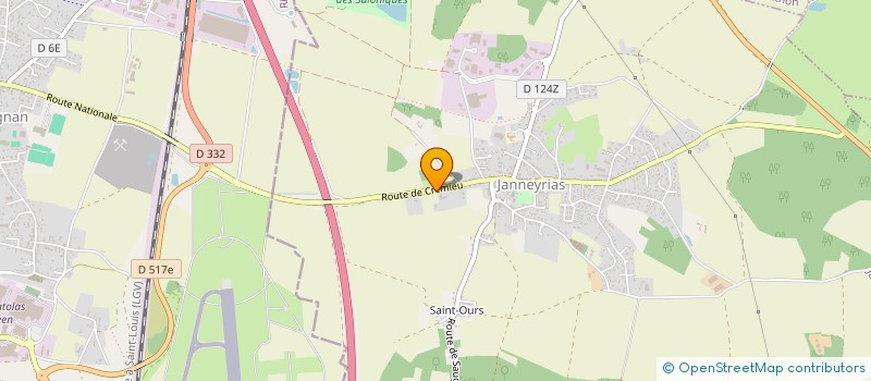 localisation de l'entreprise MONSIEUR JOSEPH COCHARD  JANNEYRIAS