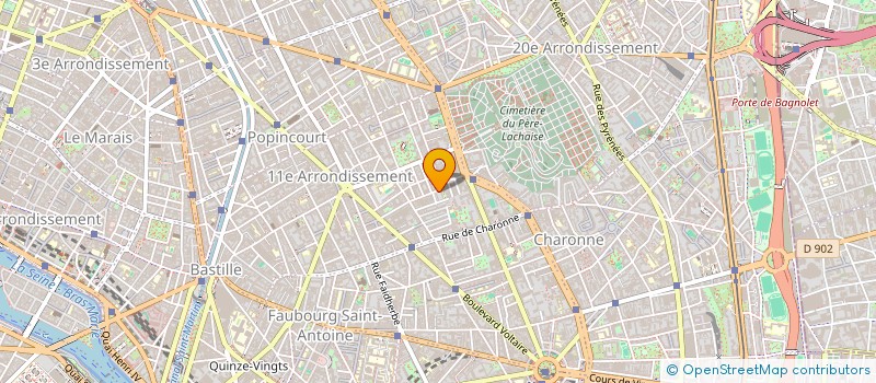 localisation de l'entreprise MONSIEUR JOSEPH COHEN  PARIS