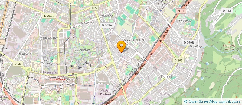 localisation de l'entreprise MONSIEUR JOSEPH COLASVONNO  SAINT-MARTIN-D'HERES