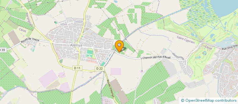 localisation de l'entreprise MONSIEUR JOSEPH COLOM  SAINT-CYPRIEN
