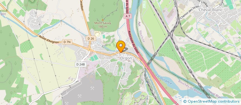 localisation de l'entreprise MONSIEUR JOSEPH CONTRERAS  ORGON