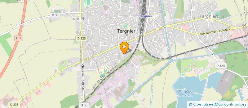 localisation de l'entreprise MONSIEUR JOSEPH COOPMAN  TERGNIER