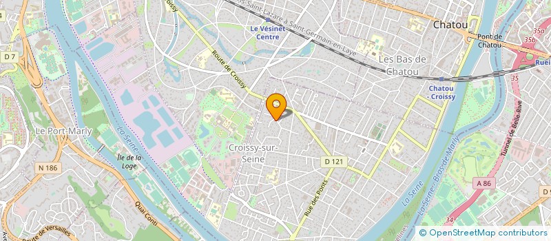 localisation de l'entreprise MONSIEUR JOSEPH COPPOLANI  CROISSY-SUR-SEINE