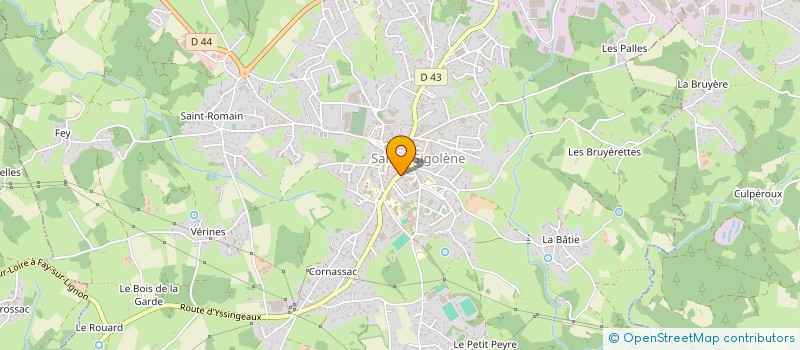 localisation de l'entreprise MONSIEUR JOSEPH CORNILLON  SAINTE-SIGOLENE