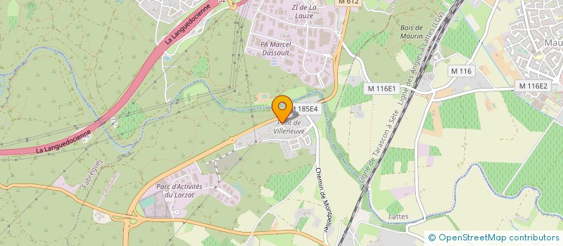 localisation de l'entreprise MONSIEUR JOSEPH CORTES  VILLENEUVE-LES-MAGUELONE