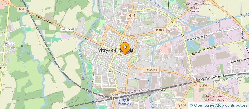 localisation de l'entreprise MONSIEUR JOSEPH CORVINO  VITRY-LE-FRANCOIS