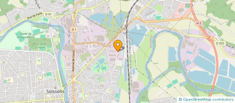 localisation de l'entreprise MONSIEUR JOSEPH COSTA  SOISSONS