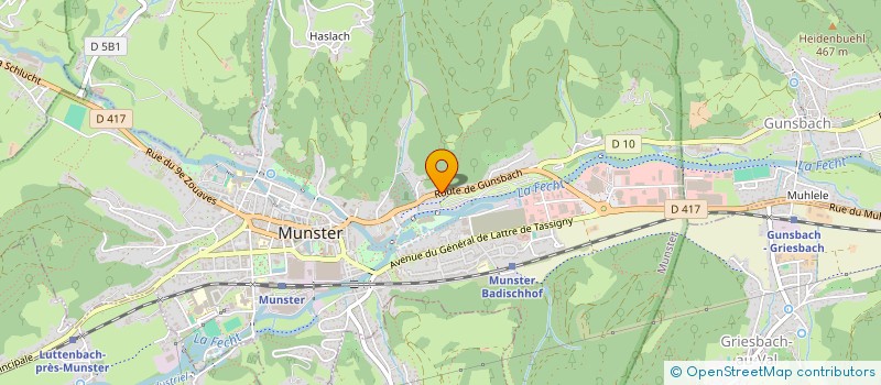 localisation de l'entreprise MONSIEUR JOSEPH COSTAGLIOLA  MUNSTER