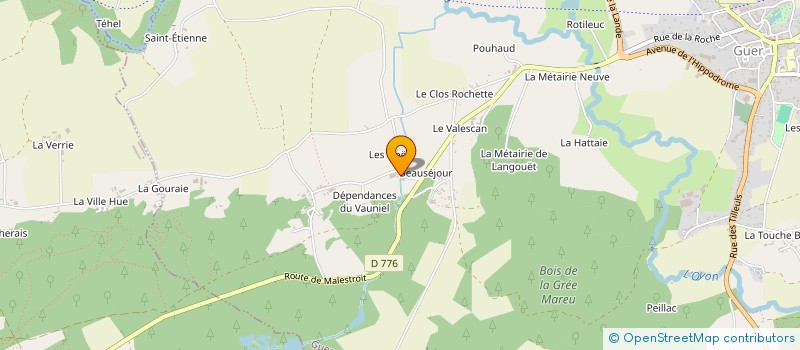 localisation de l'entreprise MONSIEUR JOSEPH COSTARD à GUER