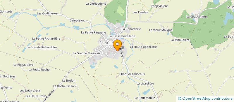 localisation de l'entreprise MONSIEUR JOSEPH COURANT  CHEMILLE-EN-ANJOU