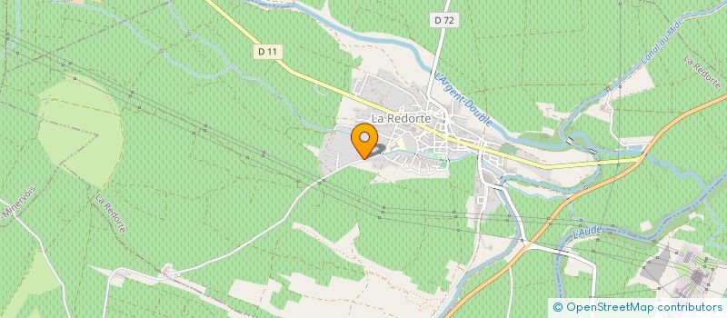 localisation de l'entreprise MONSIEUR JOSEPH COURRIEU  LA REDORTE