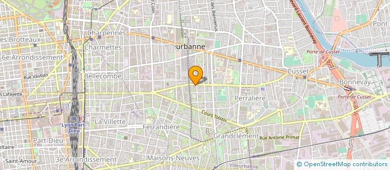 localisation de l'entreprise MONSIEUR JOSEPH COURSAT à VILLEURBANNE