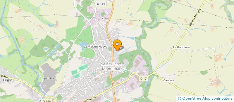 localisation de l'entreprise MONSIEUR JOSEPH COURTAIS  MAUGES-SUR-LOIRE