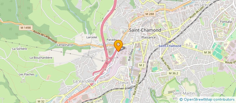 localisation de l'entreprise MONSIEUR JOSEPH COUZON à SAINT-CHAMOND