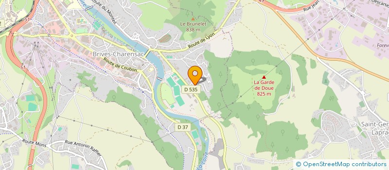 localisation de l'entreprise MONSIEUR JOSEPH CROSEMARIE  SAINT-GERMAIN-LAPRADE