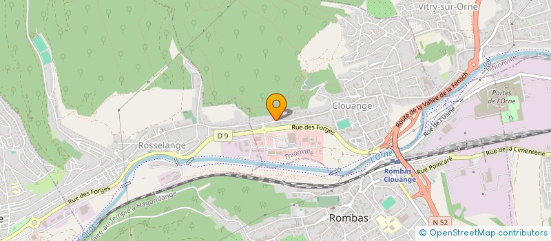 localisation de l'entreprise MONSIEUR JOSEPH CUSIMANO  CLOUANGE