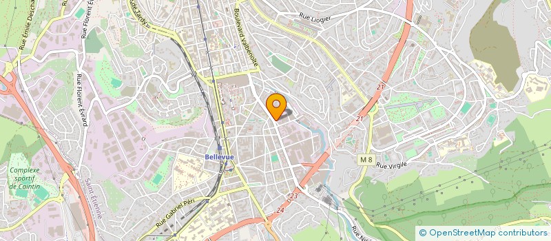 localisation de l'entreprise MONSIEUR JOSEPH D'AURIA  SAINT-ETIENNE