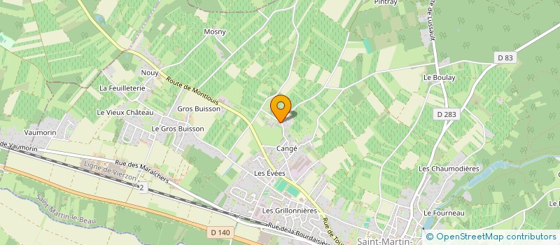 localisation de l'entreprise MONSIEUR JOSEPH D'HERIN  LARCAY