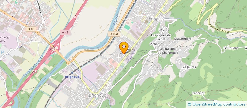 localisation de l'entreprise MONSIEUR JOSEPH D'INTRONO  FROGES