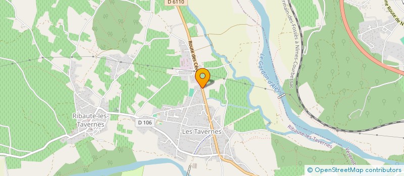 localisation de l'entreprise MONSIEUR JOSEPH DA SILVA  RIBAUTE-LES-TAVERNES