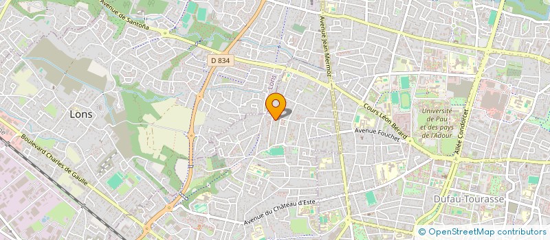 localisation de l'entreprise MONSIEUR JOSEPH DAMOUR  BILLERE