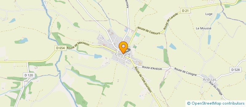 localisation de l'entreprise MONSIEUR JOSEPH DANY  COLOGNE