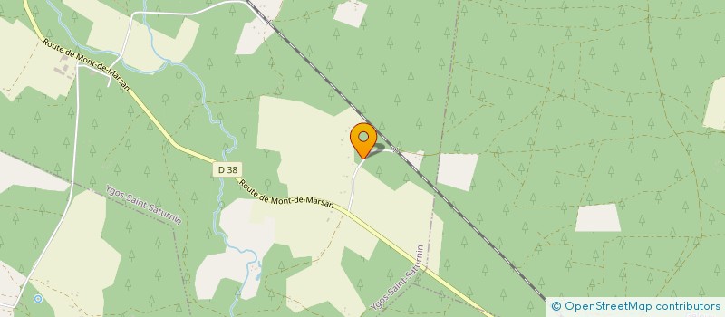 localisation de l'entreprise MONSIEUR JOSEPH DARMAYAN  YGOS-SAINT-SATURNIN