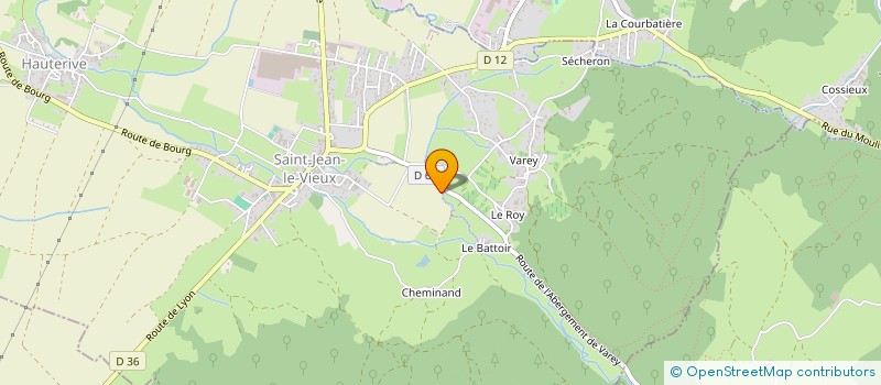 localisation de l'entreprise MONSIEUR JOSEPH DARME  SAINT-JEAN-LE-VIEUX