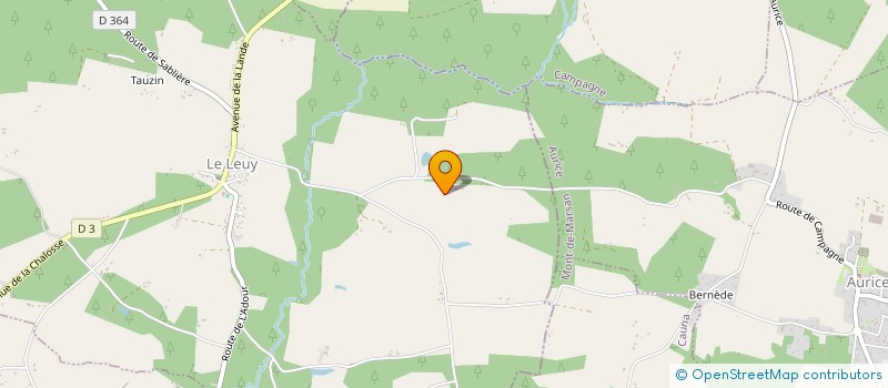 localisation de l'entreprise MONSIEUR JOSEPH DAUGA  CAUPENNE