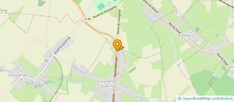 localisation de l'entreprise MONSIEUR JOSEPH DE ANGELIS à LOUVIGNIES-QUESNOY
