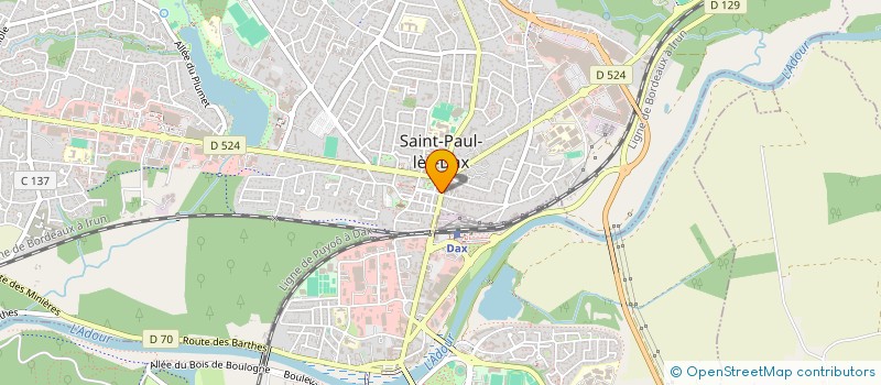 localisation de l'entreprise MONSIEUR JOSEPH DE-CARVALHO  SAINT-PAUL-LES-DAX