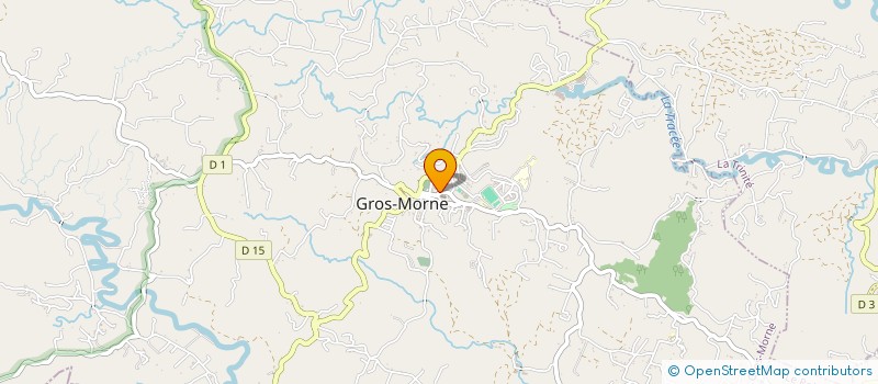 localisation de l'entreprise MONSIEUR JOSEPH DE GONZALGUE  GROS MORNE