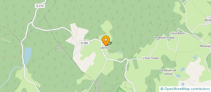 localisation de l'entreprise MONSIEUR JOSEPH DE LA RUPELLE  DUN-LES-PLACES