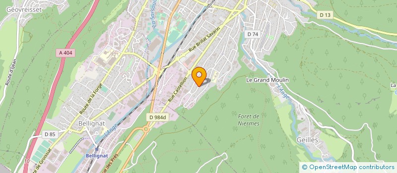 localisation de l'entreprise MONSIEUR JOSEPH DE MARCO à OYONNAX
