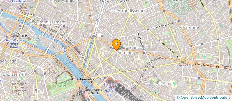 localisation de l'entreprise MONSIEUR JOSEPH DE MORTILLET  PARIS