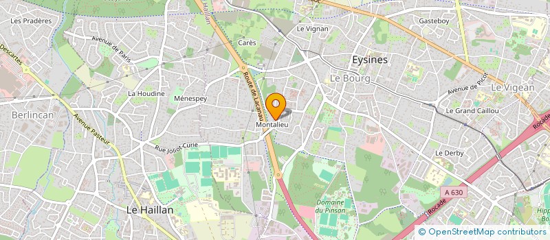 localisation de l'entreprise MONSIEUR JOSEPH DEBORD à EYSINES