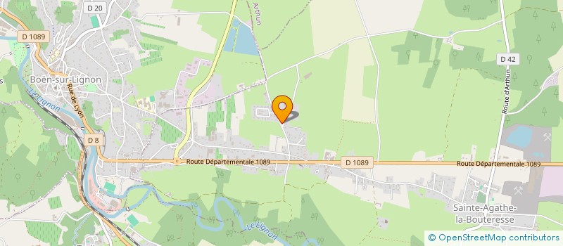 localisation de l'entreprise MONSIEUR JOSEPH DECOMBE  BOEN-SUR-LIGNON