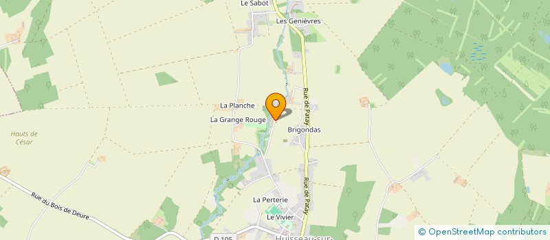 localisation de l'entreprise MONSIEUR JOSEPH DEFARGES à HUISSEAU-SUR-MAUVES